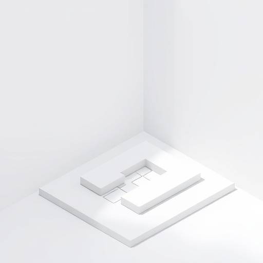 Screenshot of a minimalist puzzle game with clean lines and clear objectives